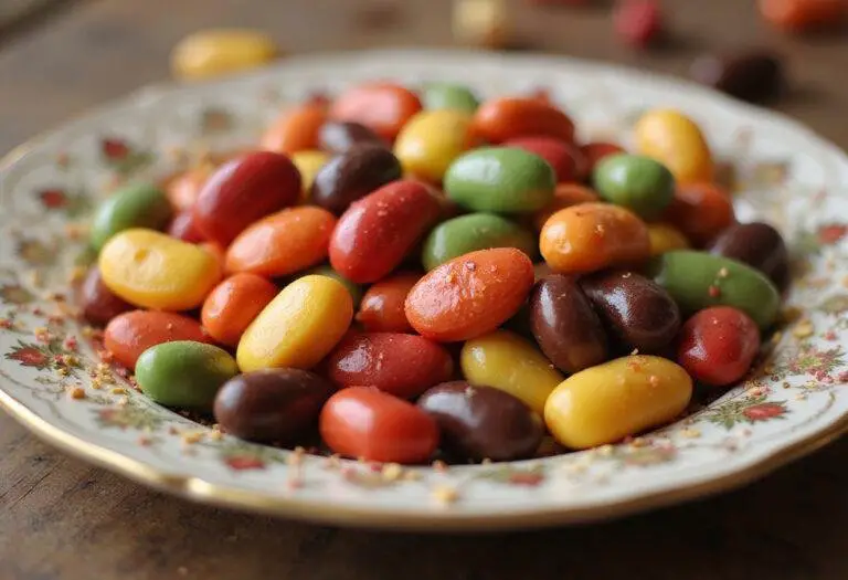 Delicious Boston beans candy treats displayed elegantly, perfect for candy lovers and festive occasions.