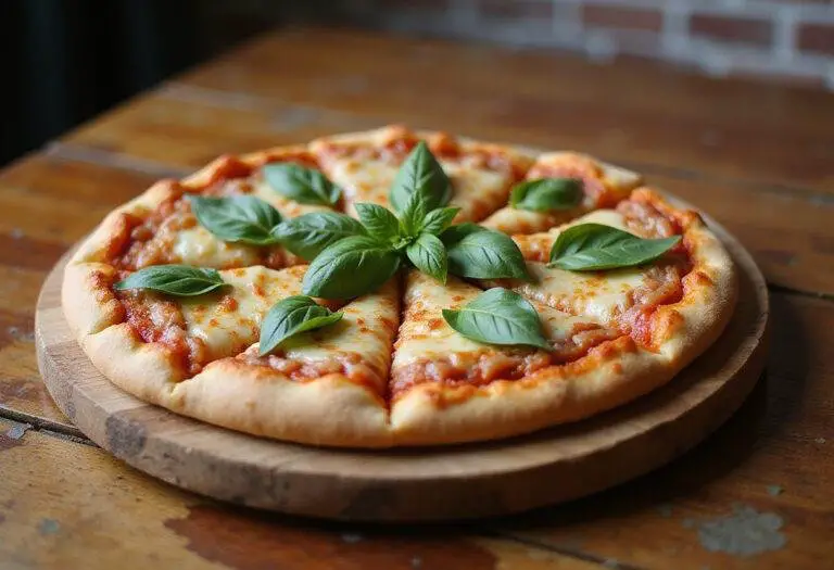 Delicious final result of Bruno's pizza menu with a beautifully baked pizza showcasing fresh ingredients and inviting presentation.