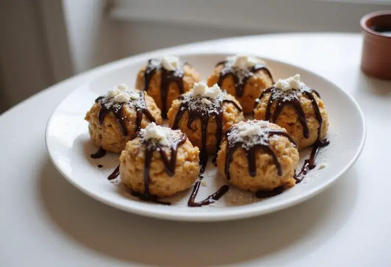An enticing display of peanut butter rice krispie balls, showcasing the delicious snack perfect for any occasion, highlighting their delightful texture and flavor.