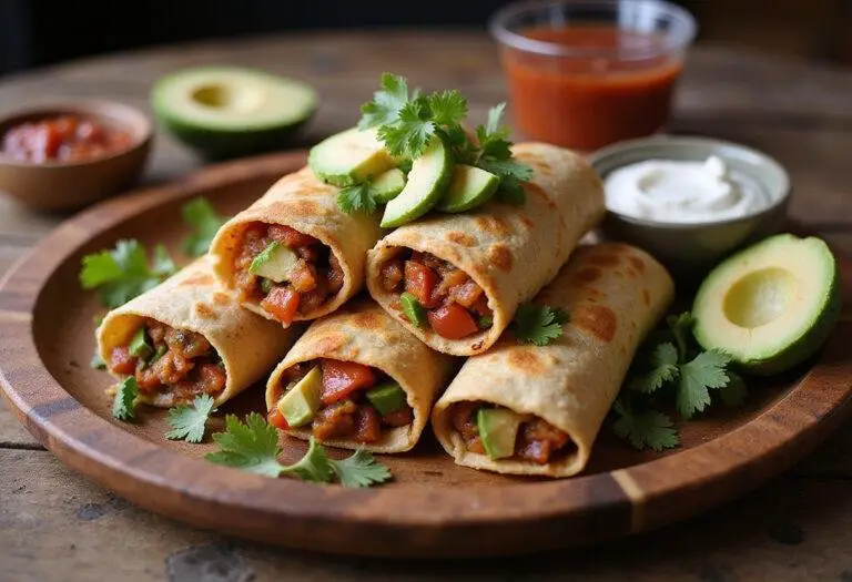 Beautifully arranged ranchero burrito feast showcasing vibrant sliced burritos, perfect for sharing and enjoying vibrant flavors at the table.