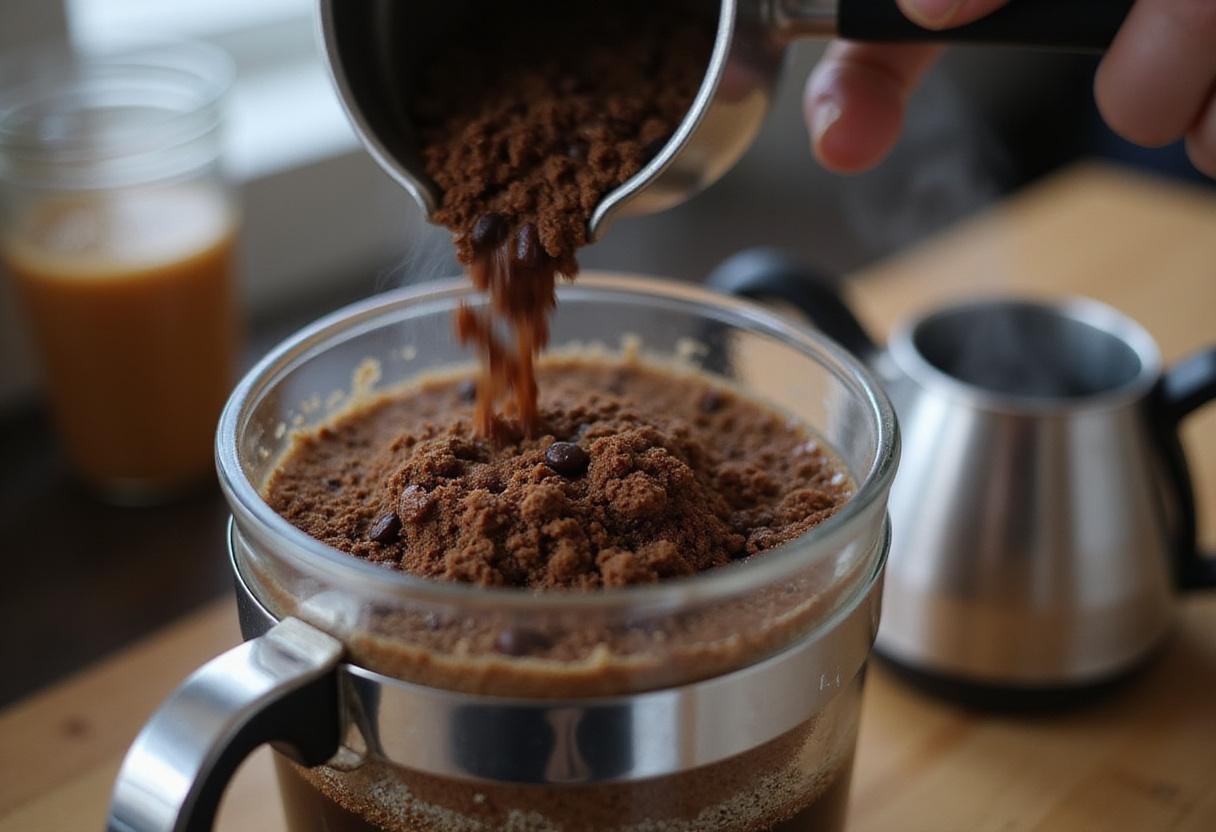 Freshly ground coffee beans for Tasty n Alder's Aromatic Coffee, highlighting the rich flavors and aromas.