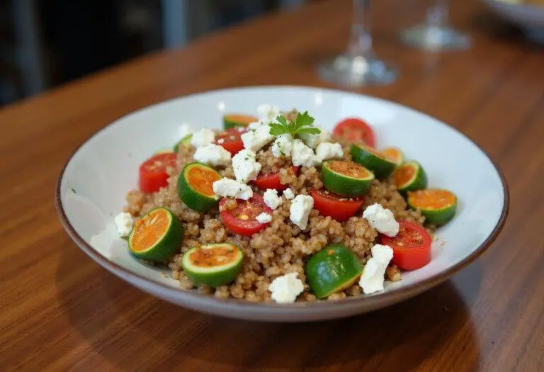 Finished Whole Grain Goodness Bowl showcasing nutritious ingredients, perfect for a healthy meal.