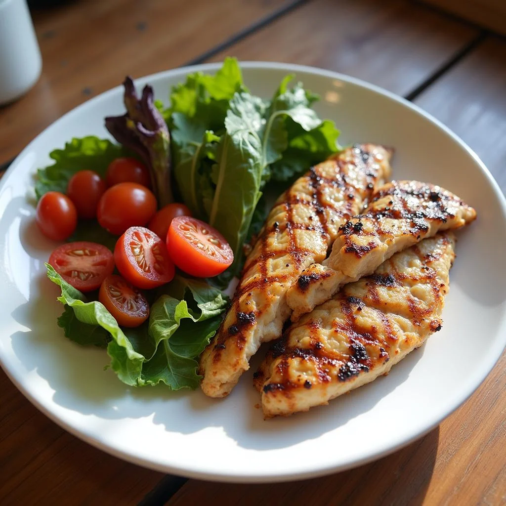 Delicious and nutritious whole foods dinner served on a plate, highlighting fresh ingredients and a colorful presentation for a quick 20-minute meal.