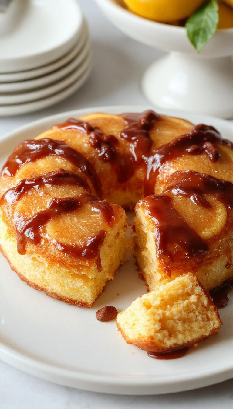 A slice of Persian Orange Cake on a plate, showing its moist, vibrant orange flavor with a golden-brown crust and citrus zest topping.