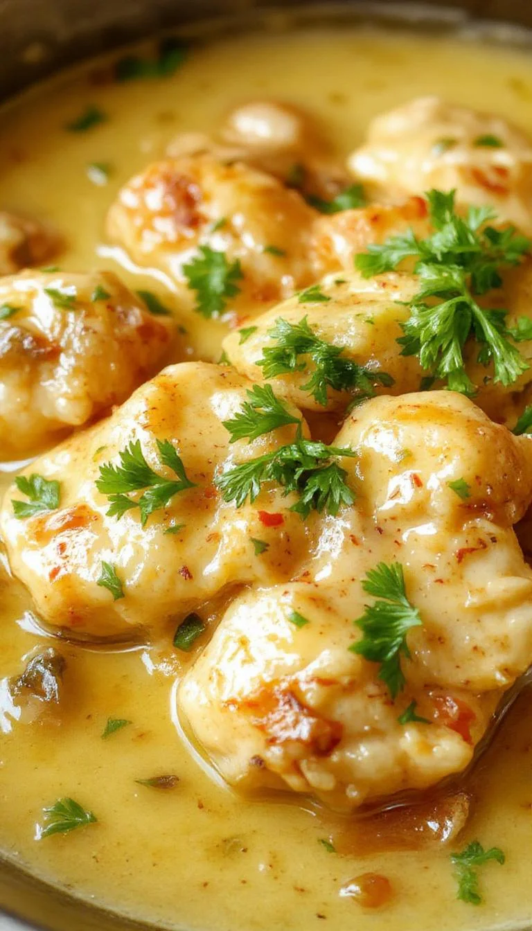 A delicious plate of homemade butter chicken served with steamed rice and fresh herbs, showcasing the rich, creamy sauce and tender chicken pieces.