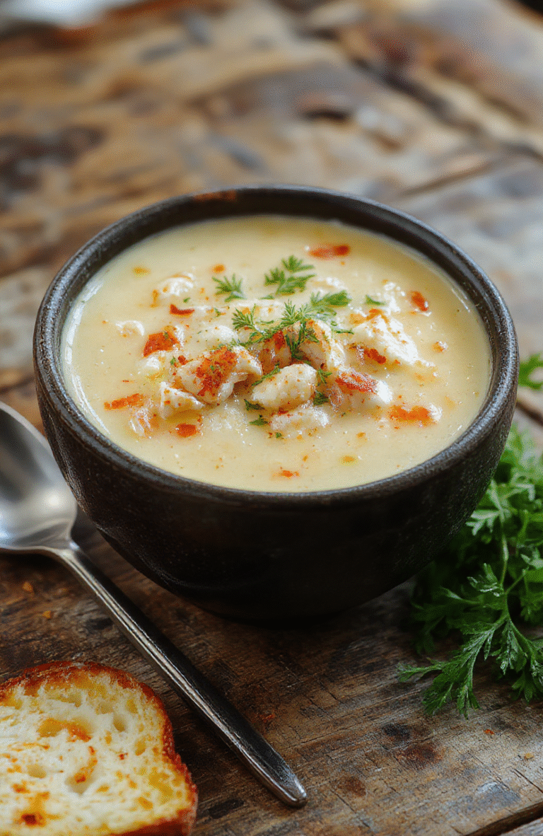 A vibrant bowl of creamy cheesy crack chicken soup garnished with chopped green onions and shredded cheese, surrounded by cooked chicken and melted cheese textures on a rustic wooden table, styled simply with a spoon and fresh herbs, showcasing rich and hearty ingredients.