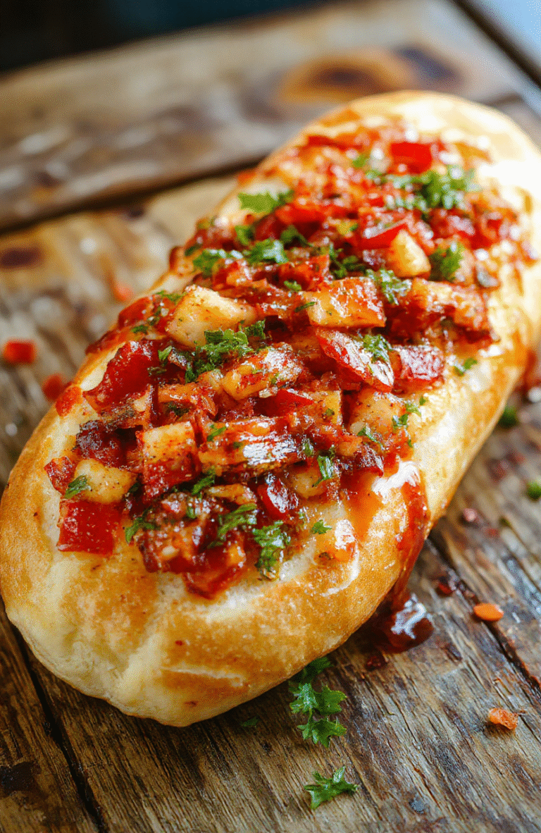 Colorful chopped sub sandwich arranged on a rustic wooden board, filled with vibrant greens, ripe tomatoes, sliced meats, and melted cheese, topped with fresh herbs and served with crispy baguette, styled casually with natural sunlight highlighting textures.