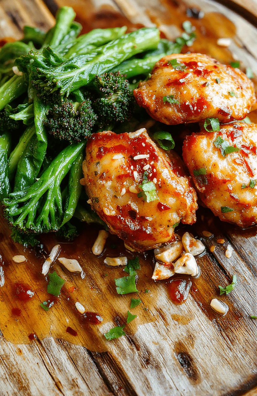 Colorful sesame chicken served on a white plate, garnished with sesame seeds and chopped green onions, with a glossy sauce coating the tender pieces, arranged neatly for an appealing presentation.