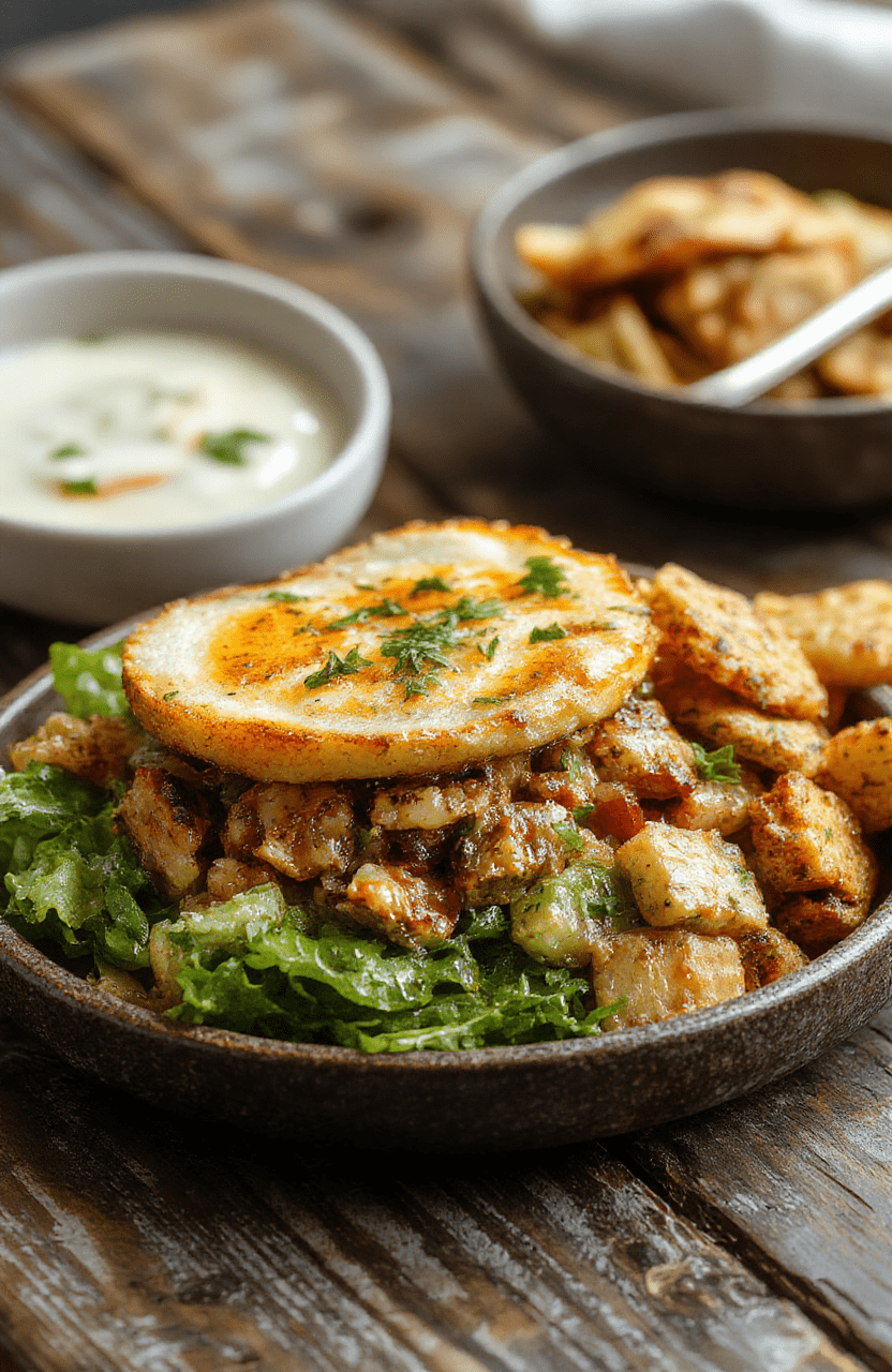 Colorful plated kids meal featuring mini sandwiches, crunchy vegetables, and fruit slices, garnished with fresh herbs, styled simply on a white plate with a vibrant background