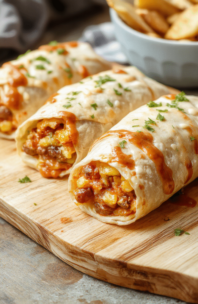 Colorful low-carb Big Mac wraps placed on a rustic wooden cutting board: crisp romaine leaves wrapped around juicy seasoned beef, shredded lettuce, diced tomatoes, cheddar cheese, and a drizzle of tangy burger sauce. Garnished with pickles and red onion slices. Natural daylight, soft shadows.